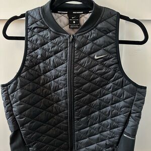 Nike Black Quilted Vest